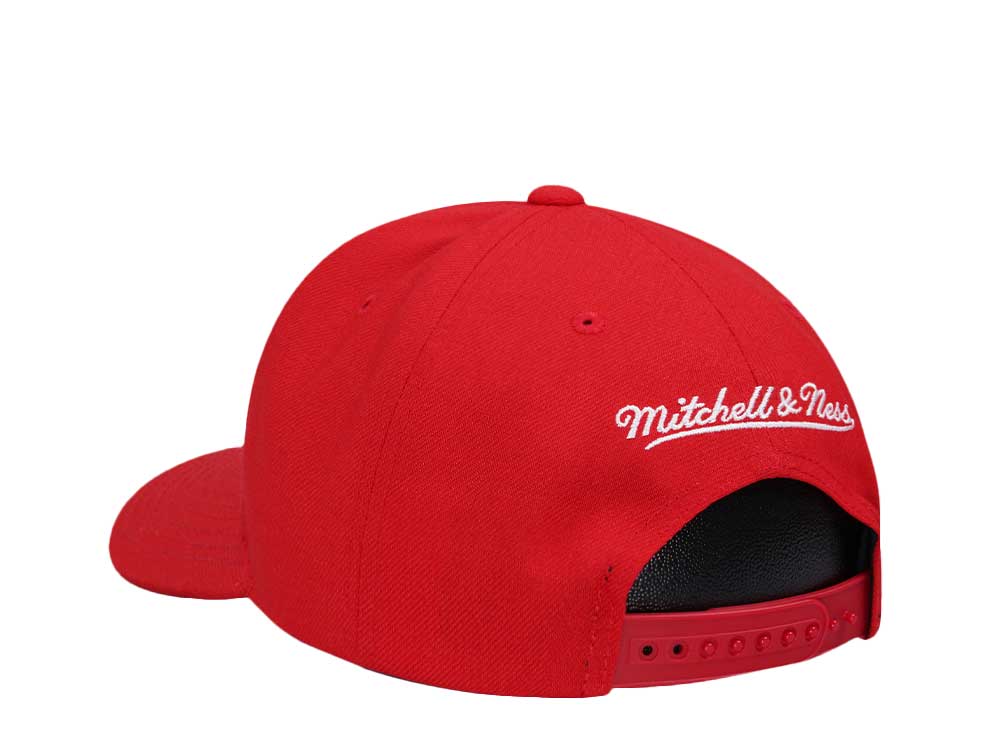 Mitchell & Ness New Jersey Devils Team Ground 2.0 Pro Red Snapback Cap