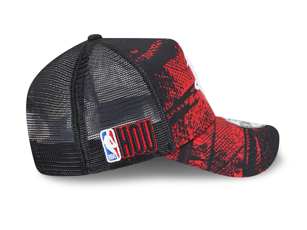 New Era Houston Rockets NBA Tip Off 2024 Trucker 9Forty A Frame Snapback Cap