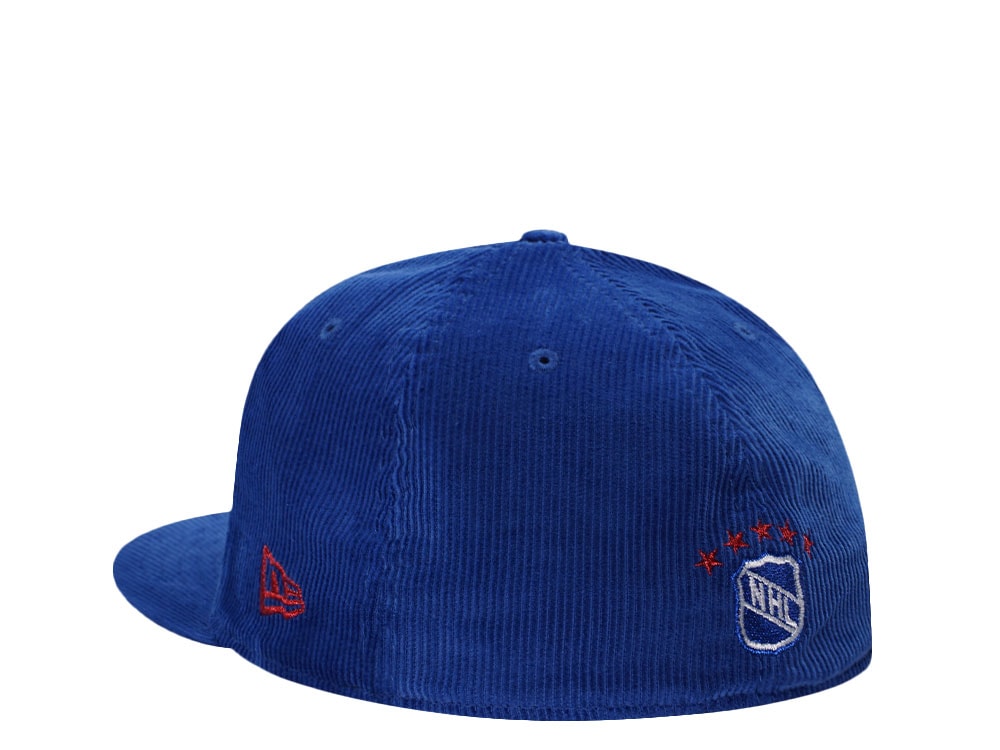 New Era Winnipeg Jets Heritage Classic Blue Corduroy Throwback Edition 59Fifty Fitted Cap