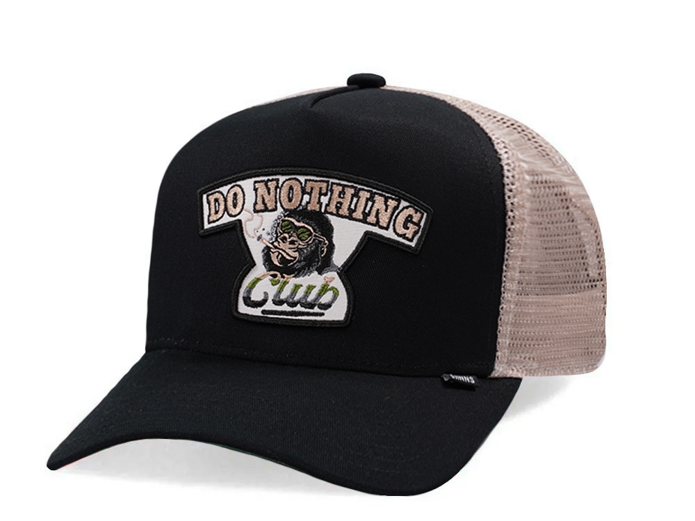 Djinns HFT Do Nothing Club Gorilla Black Trucker Snapback Cap