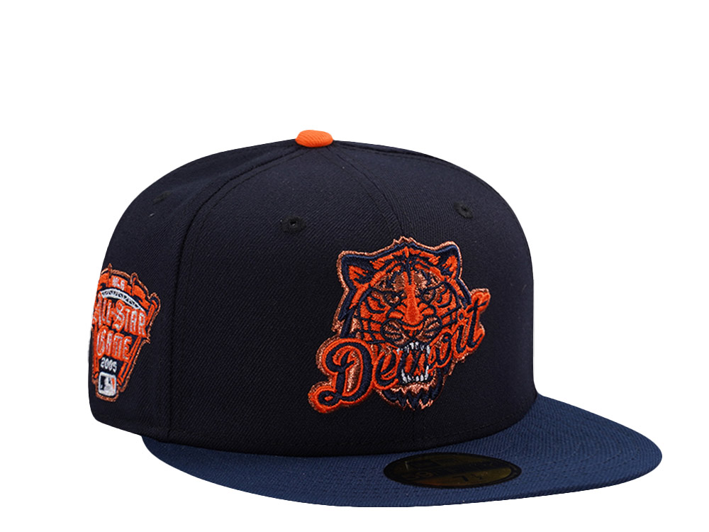 New Era Detroit Tigers All Star Game 2005 Ocean Blue Prime Edition 59Fifty Fitted Cap