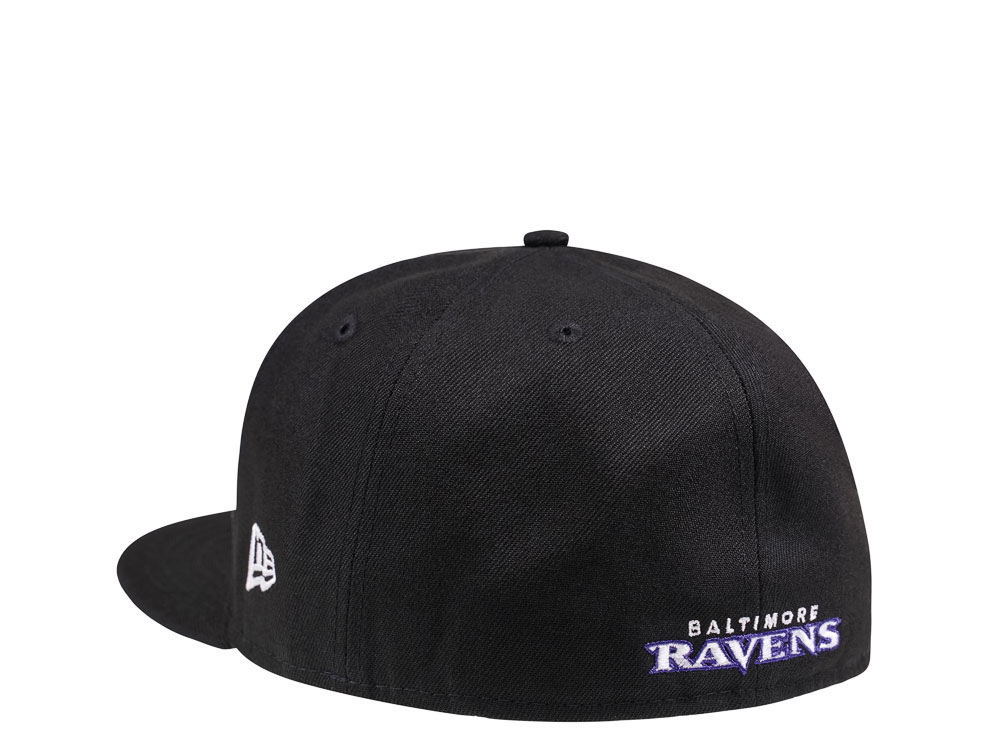 New Era Baltimore Ravens Alternate Logo Black Edition 59Fifty Fitted Cap