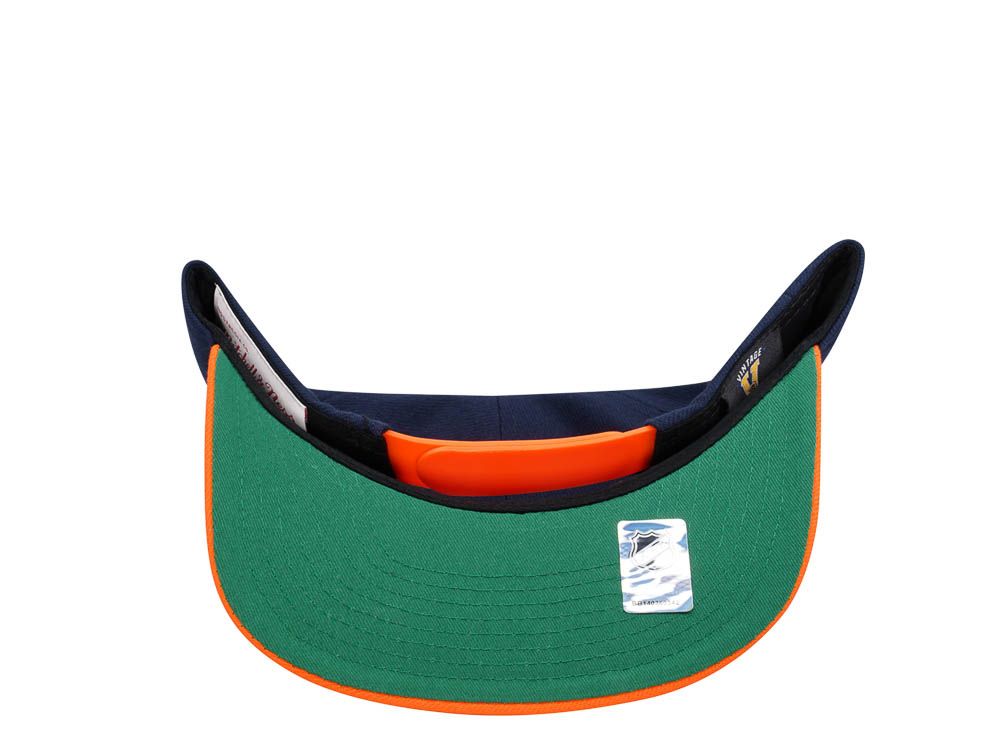 Mitchell & Ness Edmonton Oilers Transcript Two Tone Snapback Cap
