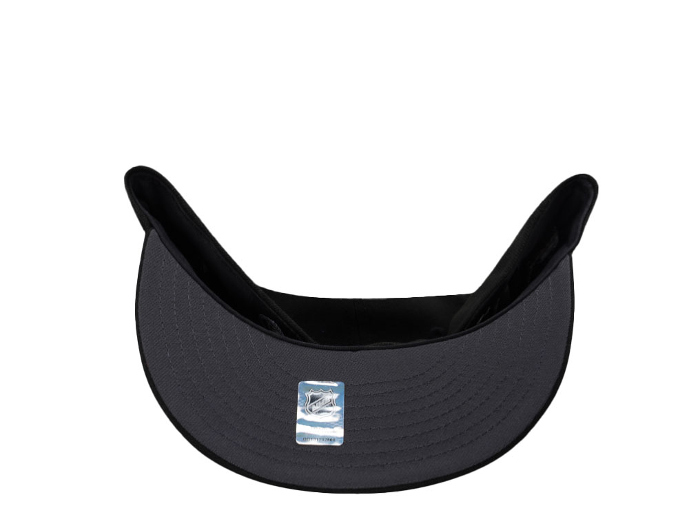 New Era Seattle Kraken Inaugural Season Metallic Black Prime Edition 59Fifty Fitted Cap