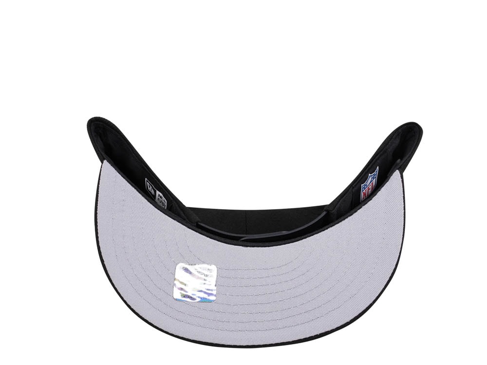 New Era Seattle Seahawks Black Blue Detail Edition 9Fifty Snapback Cap