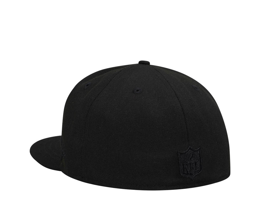 New Era Los Angeles Chargers All Black Edition 59Fifty Fitted Cap
