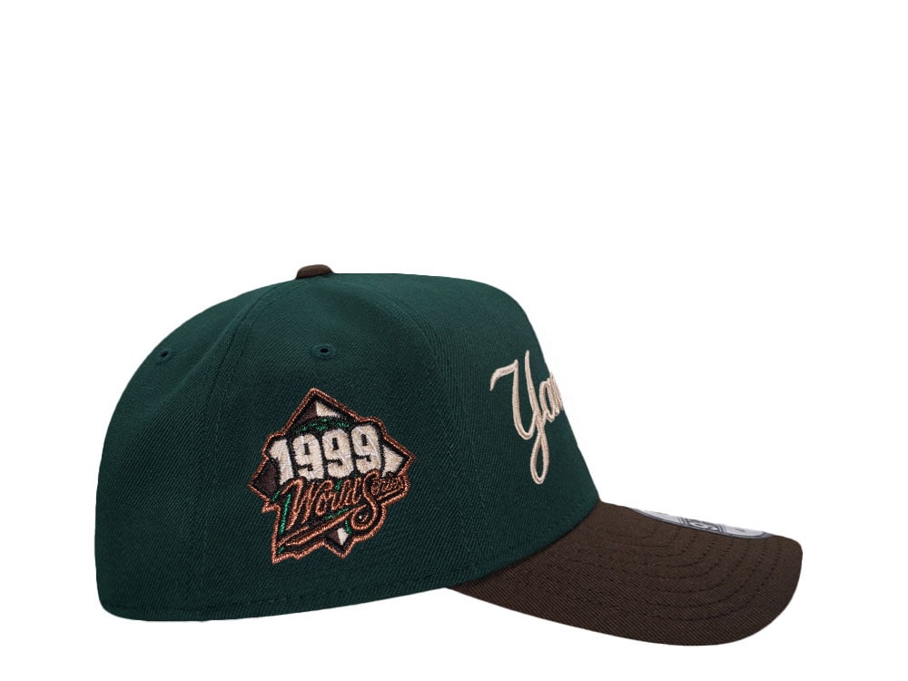 New Era New York Yankees World Series 1999 Script Two Tone 9Forty A Frame Snapback Cap