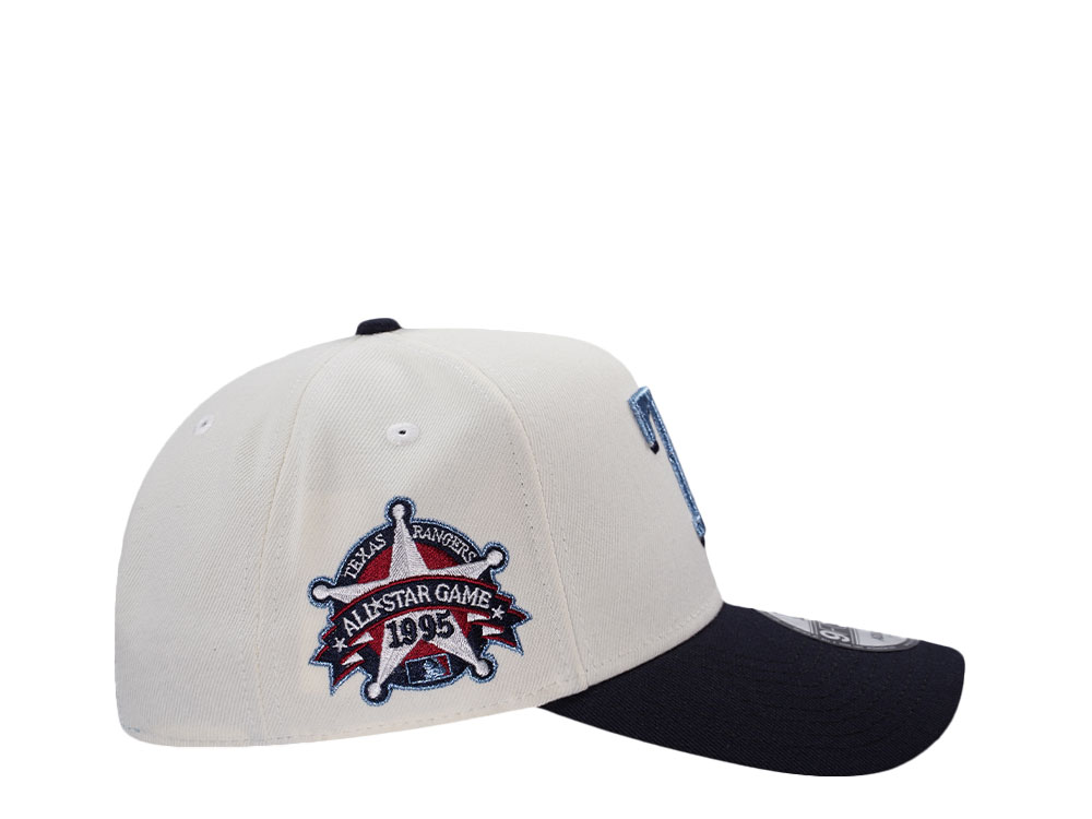 New Era Texas Rangers All Star Game 1995 Chrome Two Tone Edition 9Forty A Frame Snapback Cap