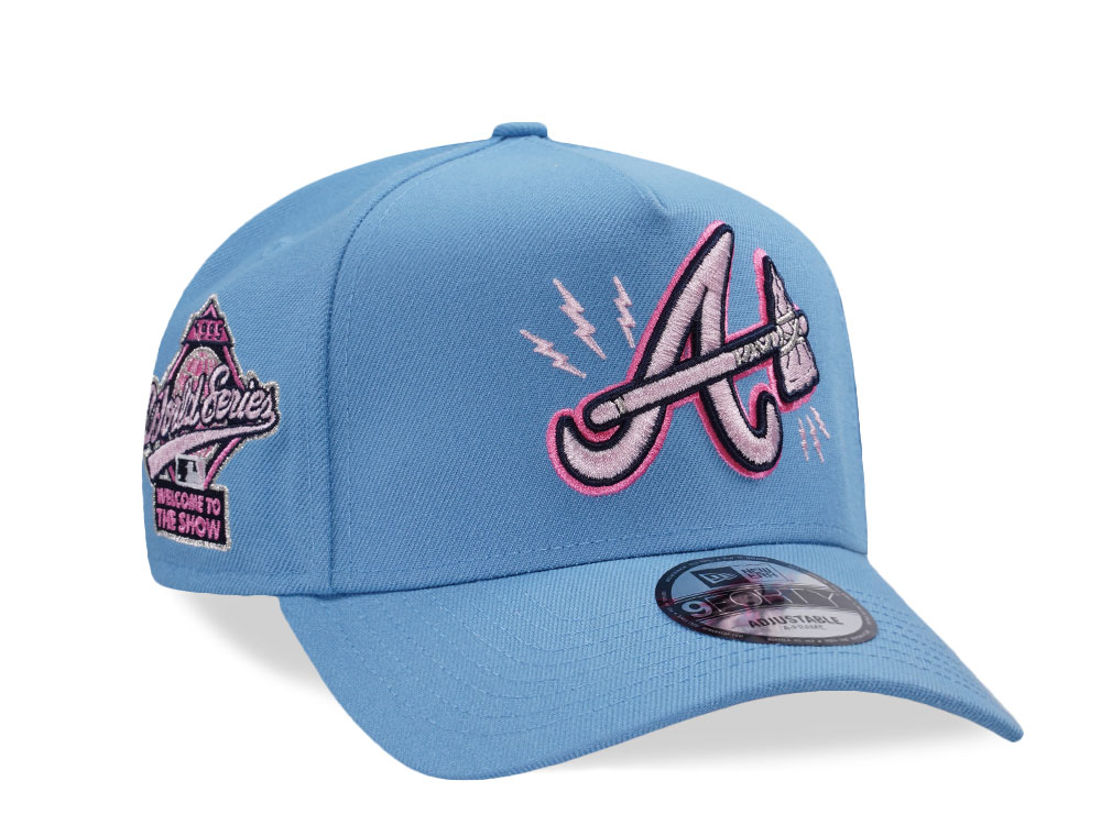 New Era Anaheim Angels 35th Anniversary Sky Pink Prime Edition 9Forty A Frame Snapback Cap