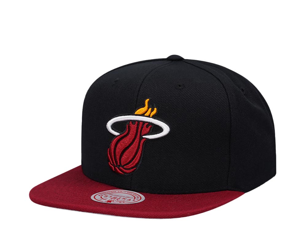 Mitchell & Ness Miami Heat Team Two Tone 2.0 Snapback Cap