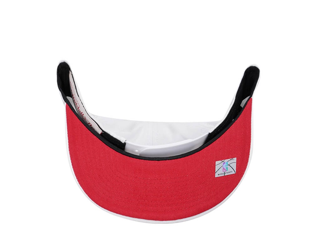 Mitchell & Ness Miami Heat All in Pro White Snapback Cap