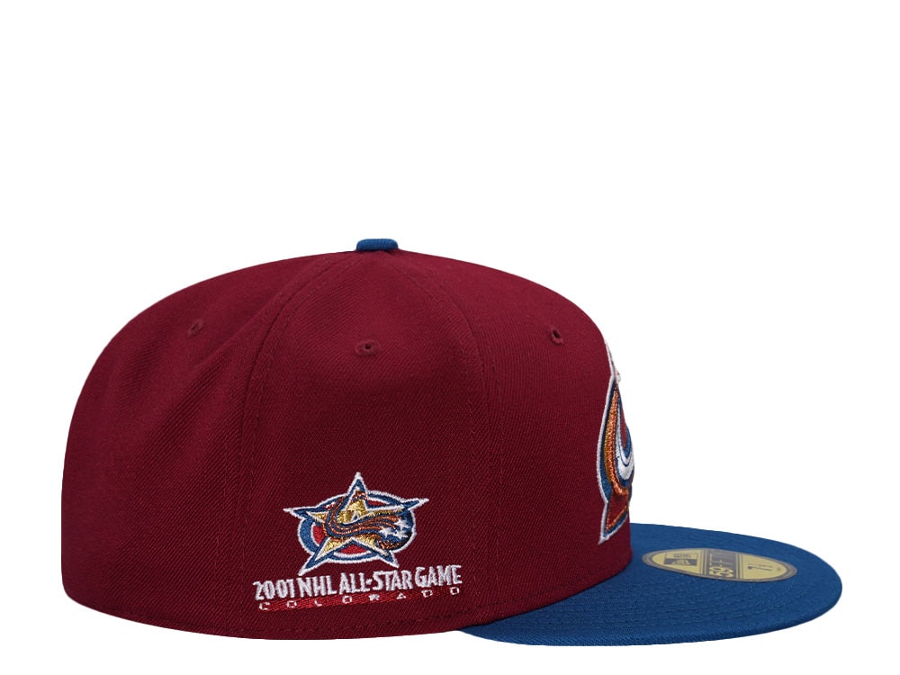 New Era Colorado Avalanche All Star Game 2001 Two Tone Prime Edition 59Fifty Fitted Cap