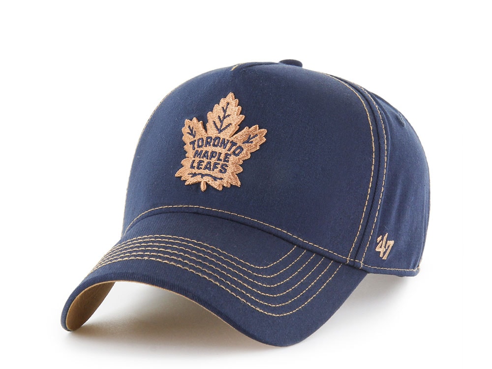 47Brand Toronto Maple Leafs Navy Contrast Stitch Edition MVP Strapback Cap