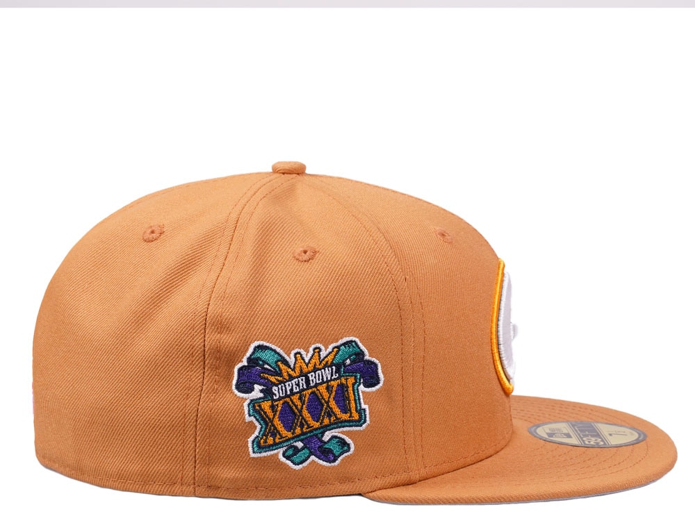 New Era Green Bay Packers Super Bowl XXXI Golden Memories Collection 59Fifty Fitted Cap