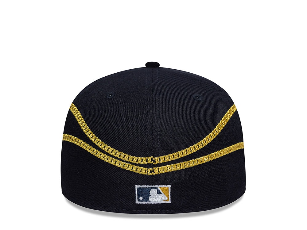 New Era New York Yankees Chain Wrap Navy Edition 59Fifty Fitted Cap