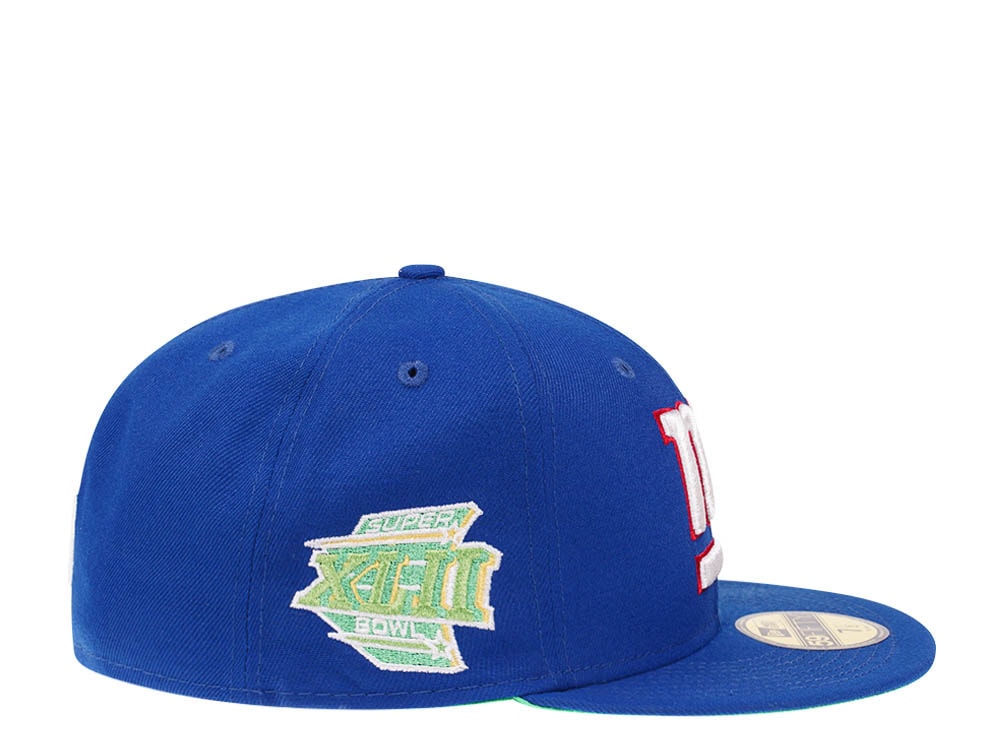 New Era New York Giants Citruspop Patch Super Bowl XLII 59fifty Fitted Cap