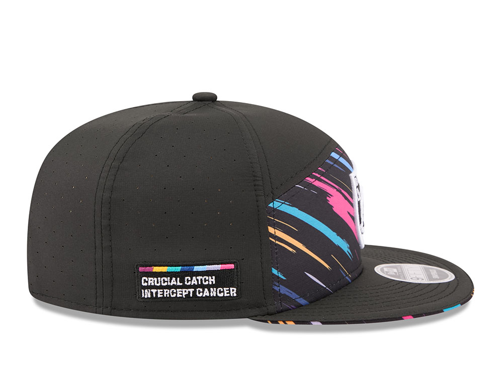 New Era Las Vegas Raiders Crucial Catch 2026 Black Edition 9Fifty Split Panel Snapback Cap