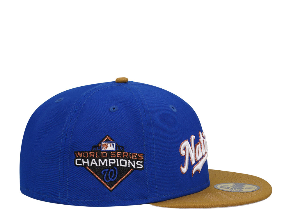 New Era Washington Nationals World Series Champions 2019 Copper Prime Two Tone Edition 59Fifty Fitted Cap