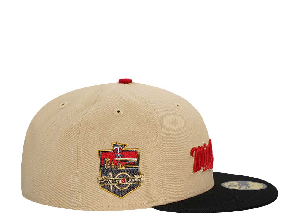New Era Minnesota Twins 10th Anniversary Target Field Vegas Two Tone Edition 59Fifty Fitted Cap