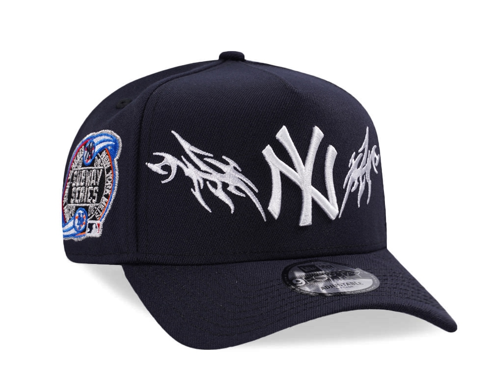 New Era New York Yankees Subway Series Tribal Navy Prime Edition 9Forty A Frame Snapback Cap