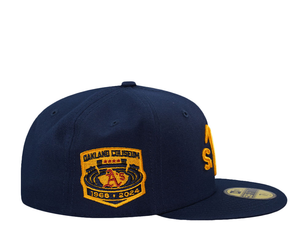 New Era Oakland Athletics Stadium Navy Prime Edition 59Fifty Fitted Cap