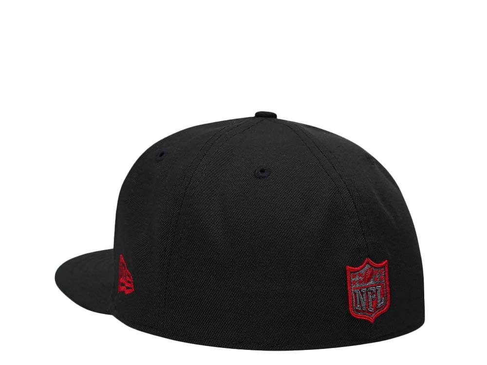 New Era Atlanta Falcons Black in Black Classic Edition 59Fifty Fitted Cap