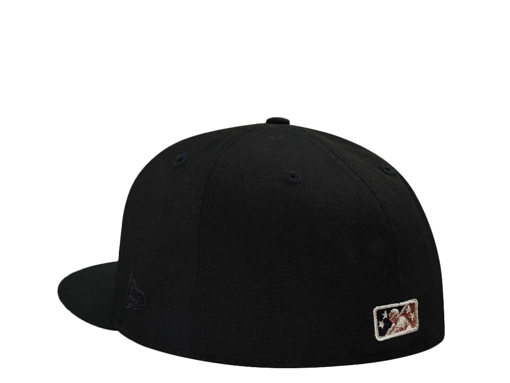 New Era Boise Hawks Black Throwback Edition 59Fifty Fitted Cap