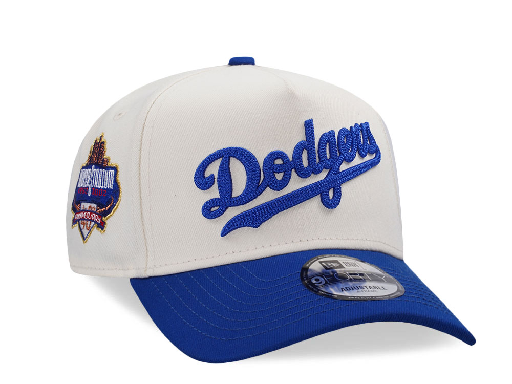 New Era Los Angeles Dodgers 40th Anniversary Dodgers Stadium Chrome Two Tone Edition 9Forty A Frame Snapback Cap