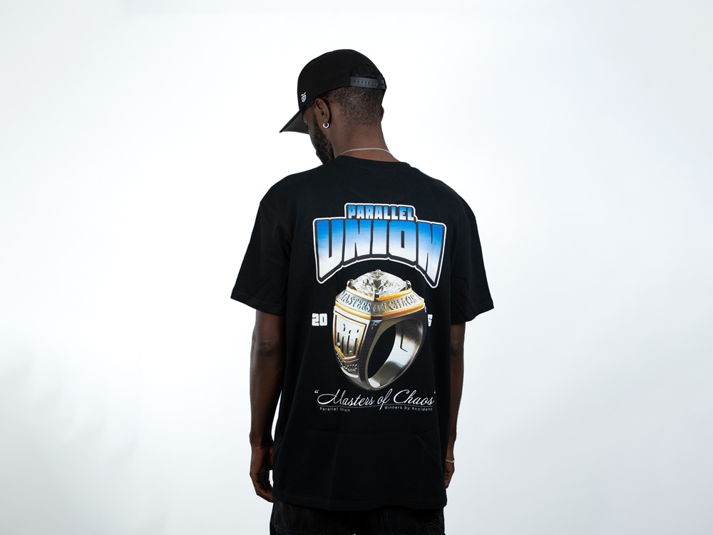 Parallel Union T-Shirt Master Of Chaos Black Oversize Edition