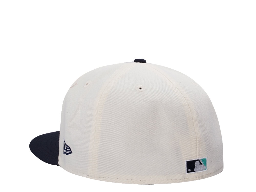 New Era Seattle Mariners 40th Anniversary Mermaid Chrome Two Tone Editon 59Fifty Fitted Cap
