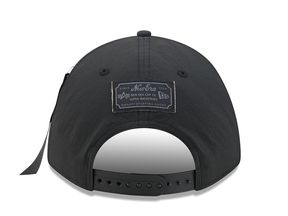New Era Alpha Industries Chicago White Sox Black Prime Edition 9Forty M Crown A Frame Snapback Cap