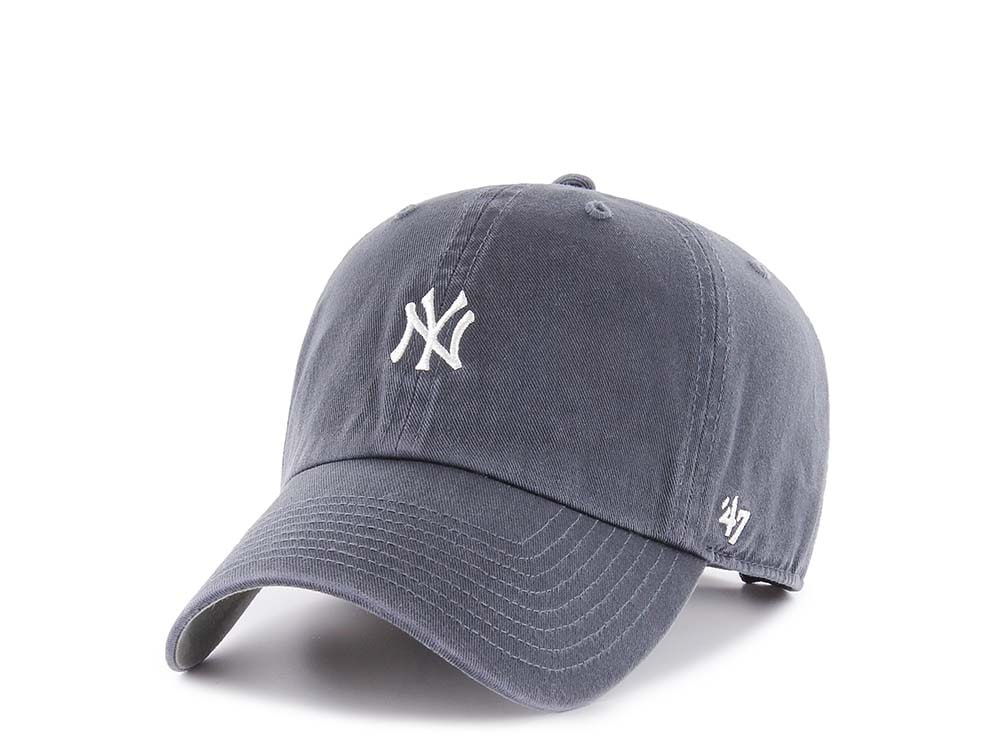 47Brand New York Yankees Vintage Navy Base Runner Clean up Strapback Cap