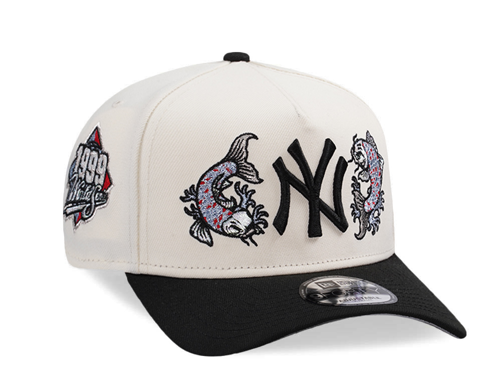 New Era New York Yankees World Series 1999 Chrome Two Tone Edition 9Forty A Frame Snapback Cap