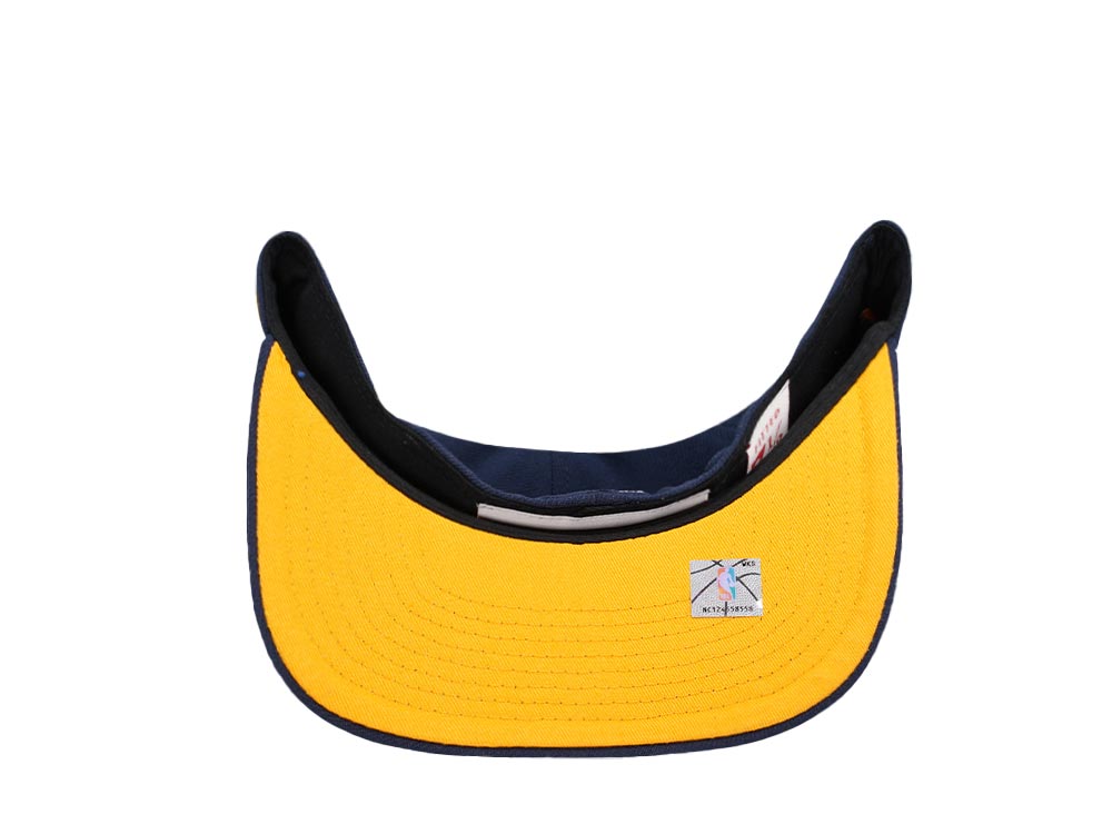 Mitchell & Ness Golden State Warriors Logo History Hardwood Classic Dynasty Fitted Cap