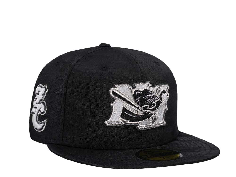 New Era New Hampshire Fisher Cats Midnight Camo Glow Edition 59Fifty Fitted Cap