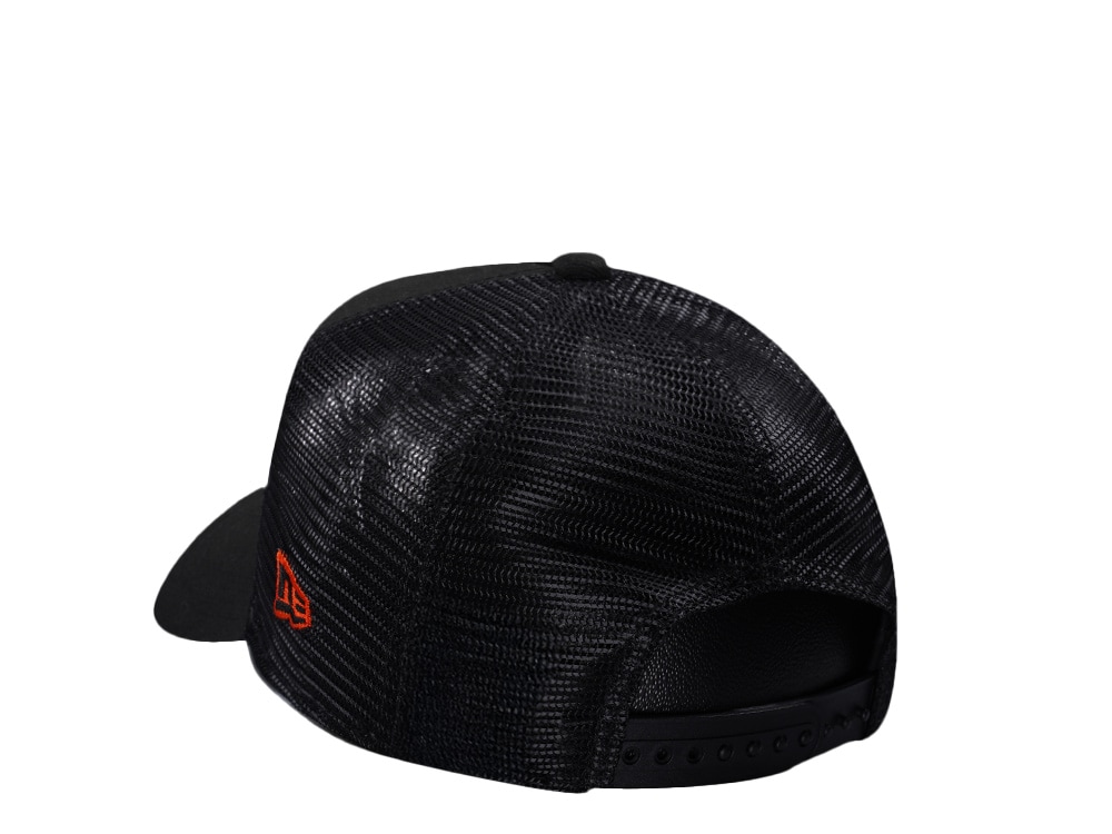 New Era Detroit Tigers Black Classic Edition 9Forty A Frame Trucker Snapback Cap