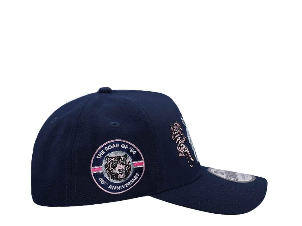 New Era Detroit Tigers 40th Anniversary Ocean Blue Prime Edition 9Forty A Frame Snapback Cap