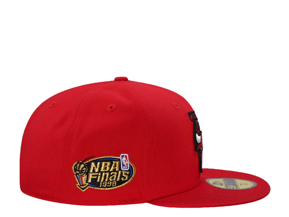 New Era Chicago Bulls NBA Finals 1996 Red Prime Edition 59Fifty Fitted Cap