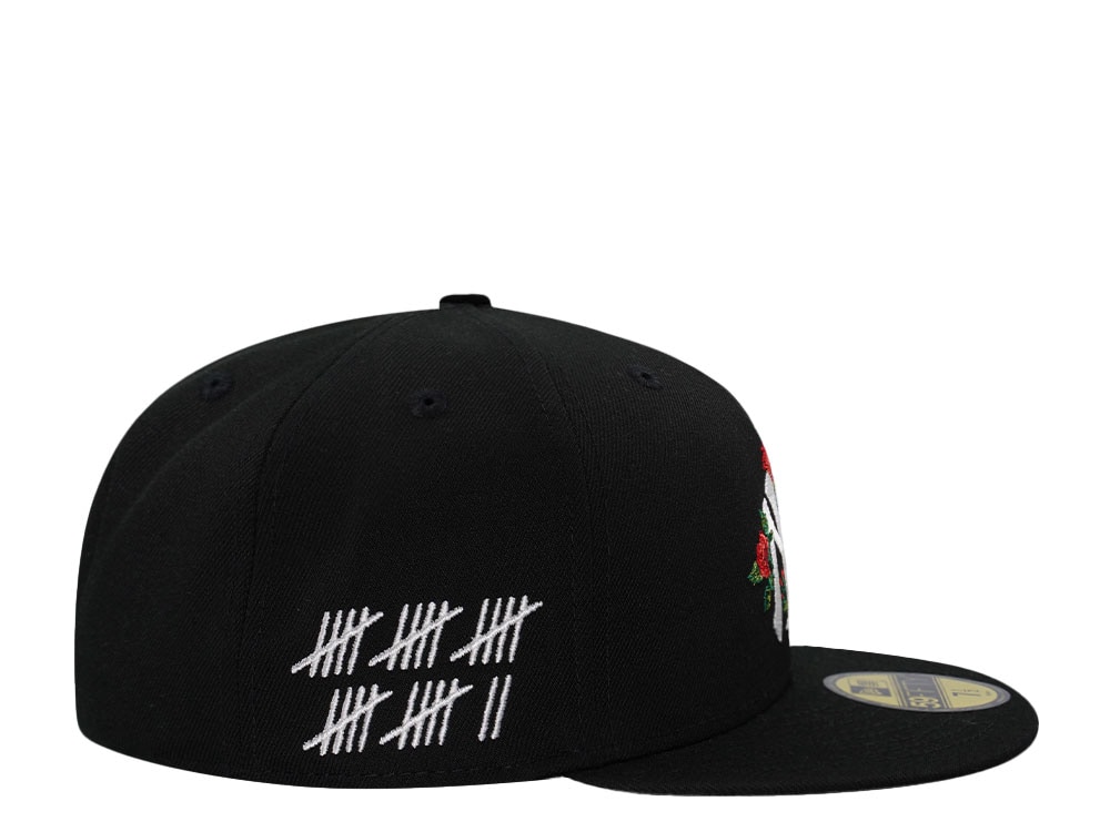 New Era New York Yankees Champions Roses Black Throwback Edition 59Fifty Fitted Cap