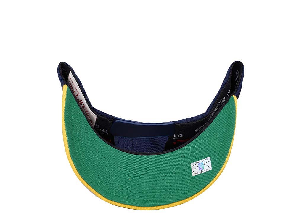 Mitchell & Ness Indiana Pacers Team Two Tone 2.0 Hardwood Classic Red Flex Snapback Cap