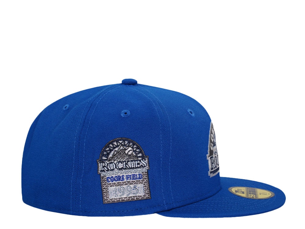 New Era Colorado Rockies Coors Field 1995 Azure Edition 59Fifty Fitted Cap