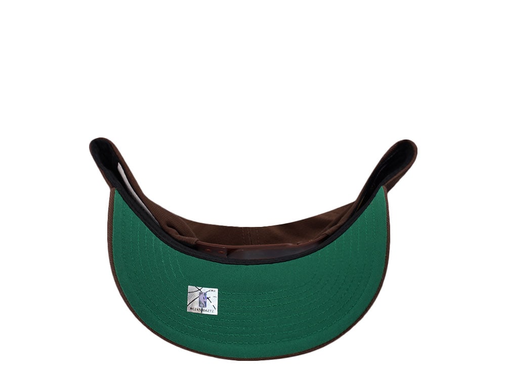 Mitchell & Ness Milwaukee Bucks 30th Anniversary Brown Edition Pro Pinch Fit Snapback Cap