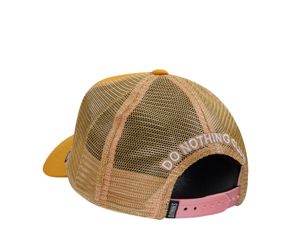 Djinns Do Nothing Club Pool Beige Trucker Snapback Cap