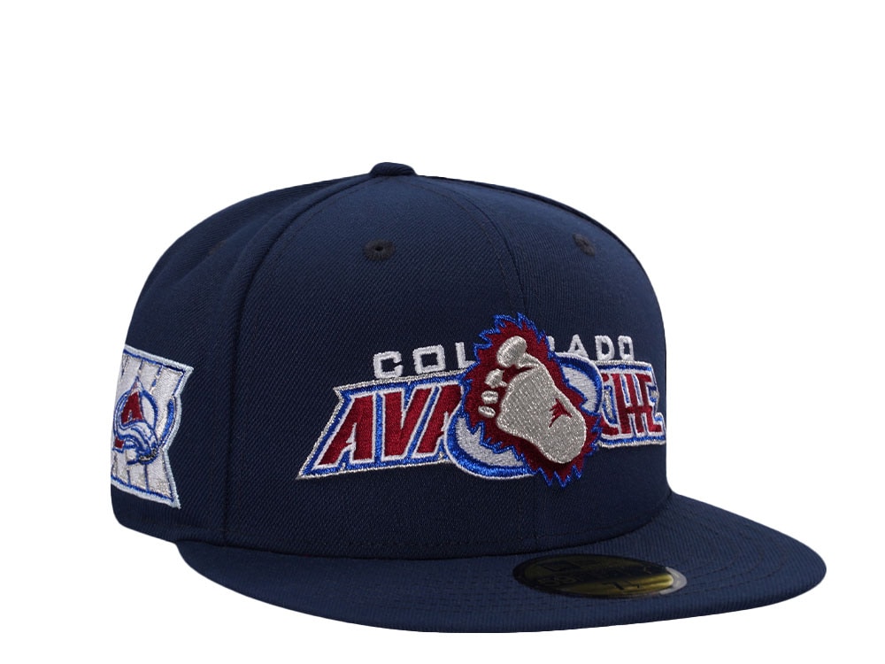 New Era Colorado Avalanche 30th Anniversary Ocean Blue Prime Edition 59Fifty Fitted Cap