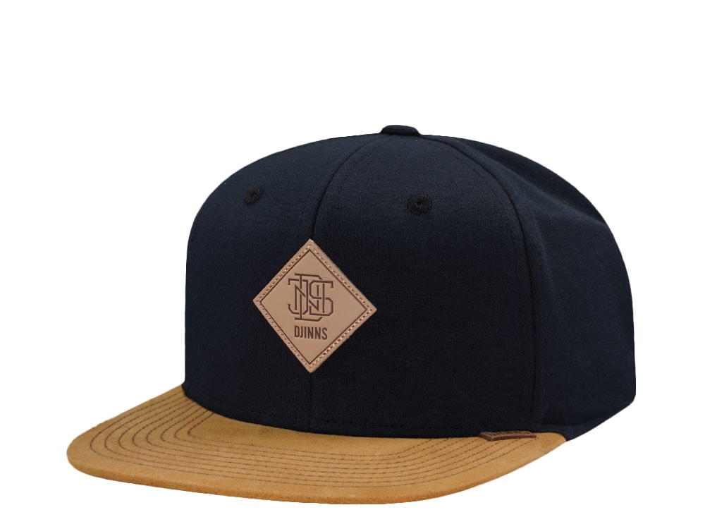 Djinns Jersey Patch Black 6 Panel Snapback Cap