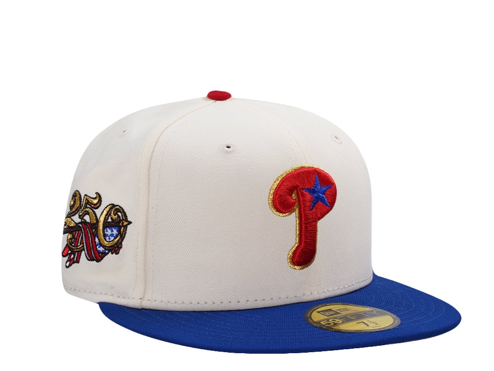 New Era Philadelphia Phillies 250th Anniversary Chrome Two Tone Edition 59Fifty Fitted Cap