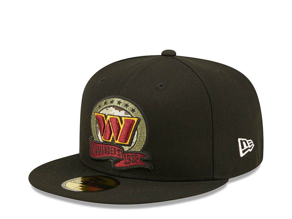 New Era Washington Commanders Salute to Service 2022 Fitted 59Fifty Cap