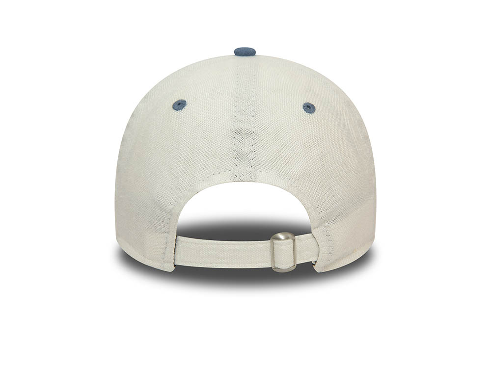 New Era Linen Script Blue 9Twenty Strapback Cap