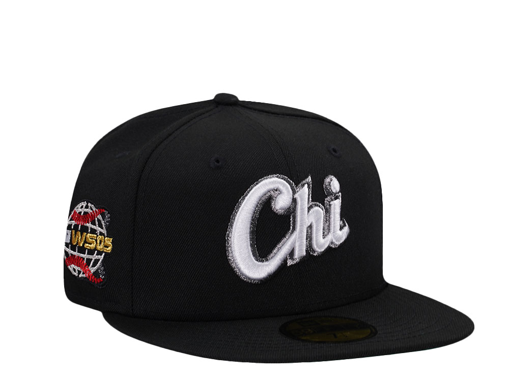New Era Chicago White Sox World Series 2005 Black Prime Edition 59Fifty Fitted Cap