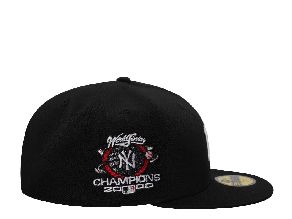 New Era New York Yankees World Series Champions 2000 Black Prime Edition 59Fifty Fitted Cap